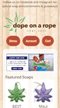 Mobile Screenshot of dopeonaropesoap.com